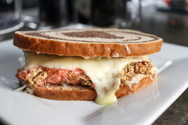 Reuben Sandwich with Homemade Thousand Island Dressing