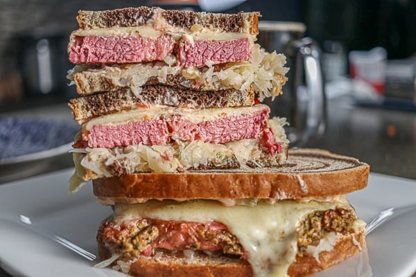 Reuben Sandwich with Homemade Thousand Island Dressing