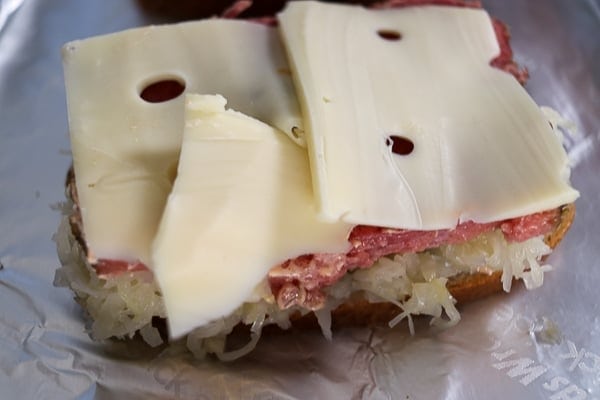 Reuben Sandwich with Homemade Thousand Island Dressing