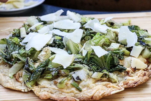 Grilled Chicken Caesar Pizza