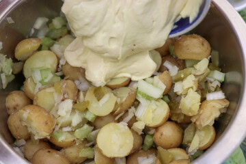 Traditional Dill Pickle Potato Salad