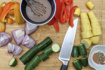 Grilled Veggie Kabobs