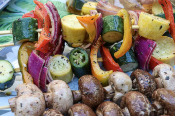 Grilled Veggie Kabobs