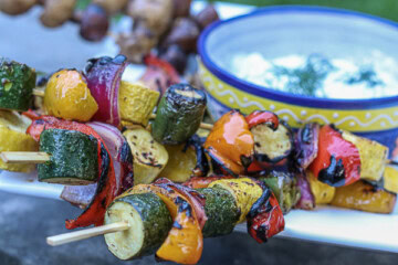 Grilled Veggie Kabobs