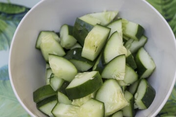 Tortellini and Cucumber Salad with Dill Dressing