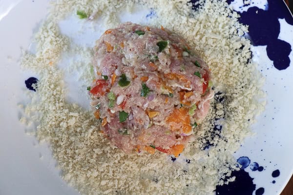 Tuna Cakes in breadcrumbs