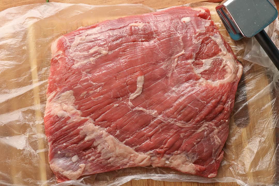 Blue Cheese Stuffed Grilled Flank Steak