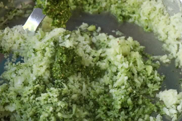 Pesto Cauliflower Rice