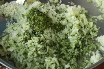 Pesto Cauliflower Rice