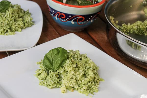 Pesto Cauliflower Rice
