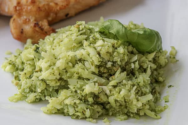 Pesto Cauliflower Rice