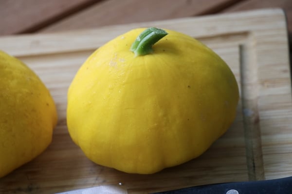 Roasted Herb-Garlic Patty Pan Squash