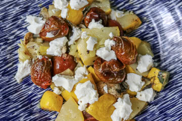 Roasted Herb-Garlic Patty Pan Squash