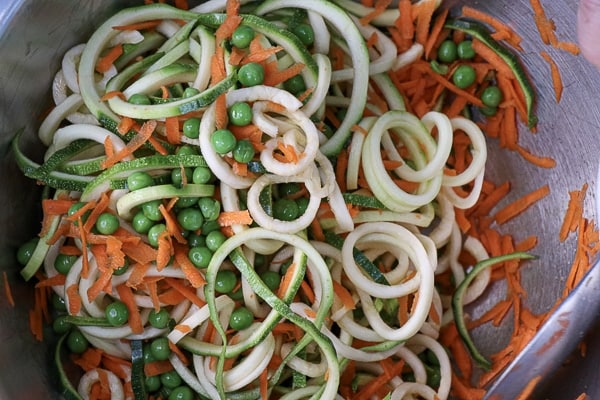 Sesame Peanut Zoodles