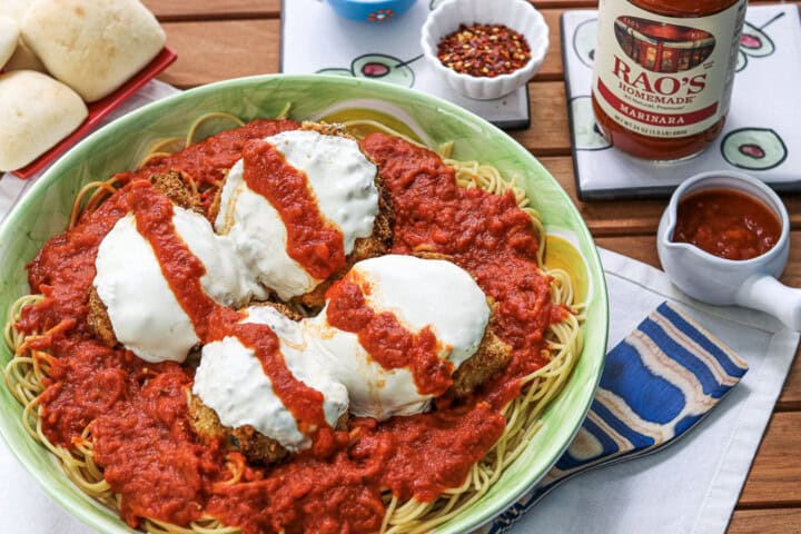Air Fryer Chicken Parmesan with Pasta