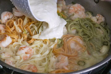 Creamy Lemon Pasta with Shrimp