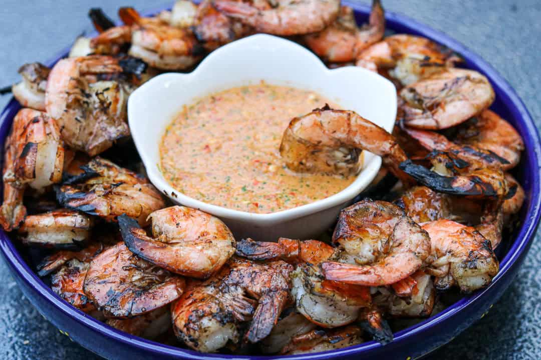 Grilled Shrimp with Peri Peri Sauce