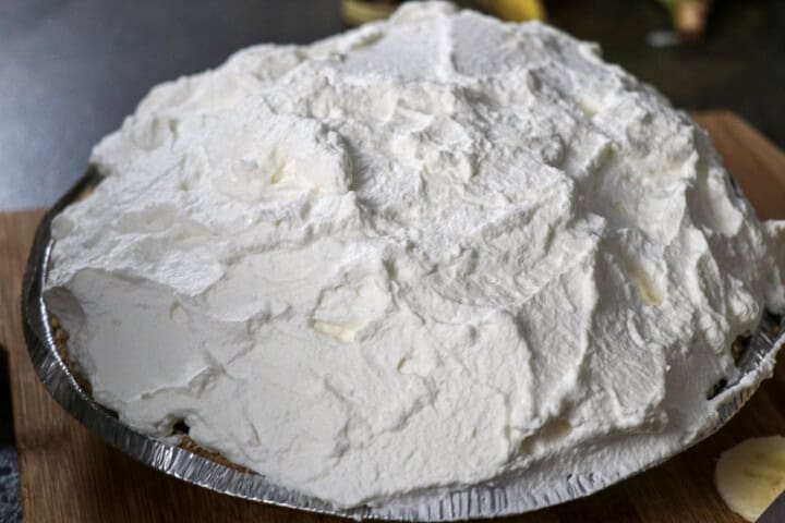 Habanero Cream Pie with bananas