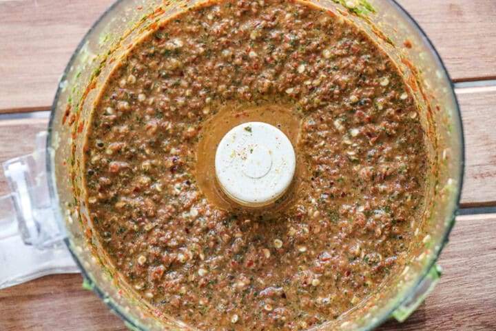Peri Peri Sauce in food processor