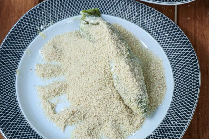 Chile ith breading