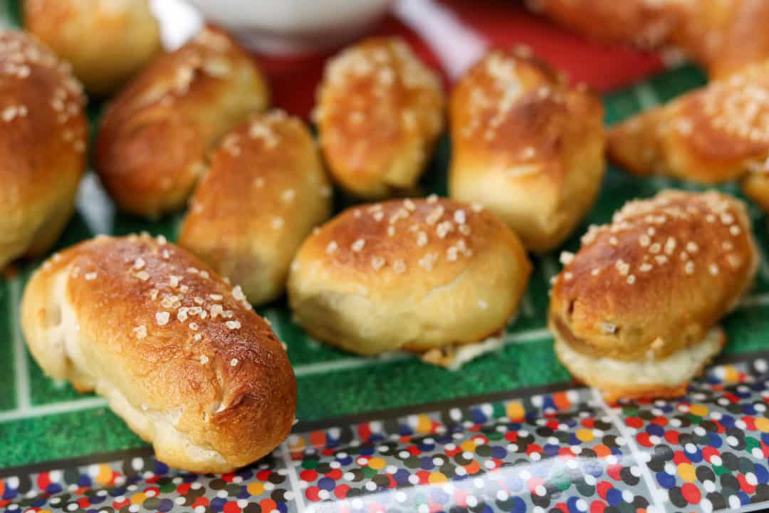Homemade Soft Pretzel bites.