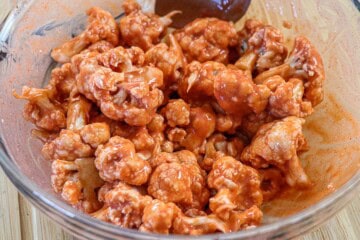 Air Fryer Buffalo Cauliflower Steps