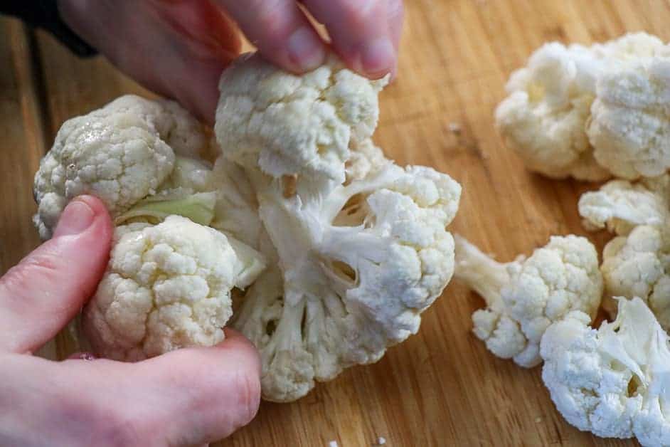 Air Fryer Buffalo Cauliflower Steps