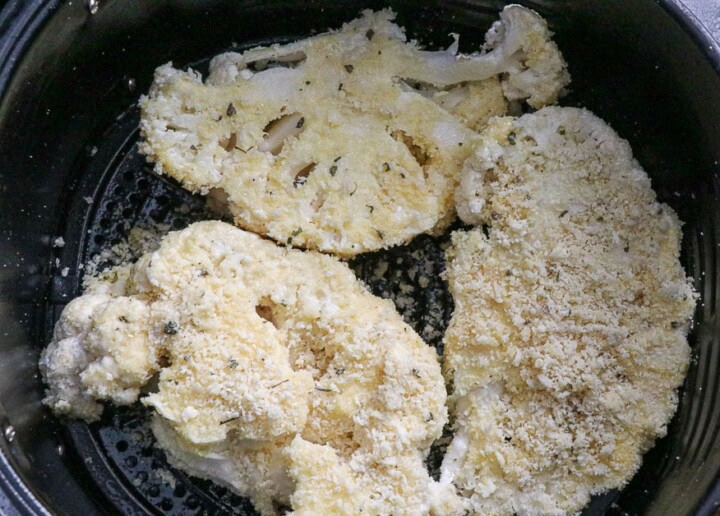 Breaded Cauliflower in air fryer