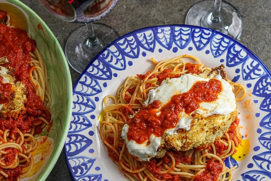 Air Fryer Cauliflower Parmesan