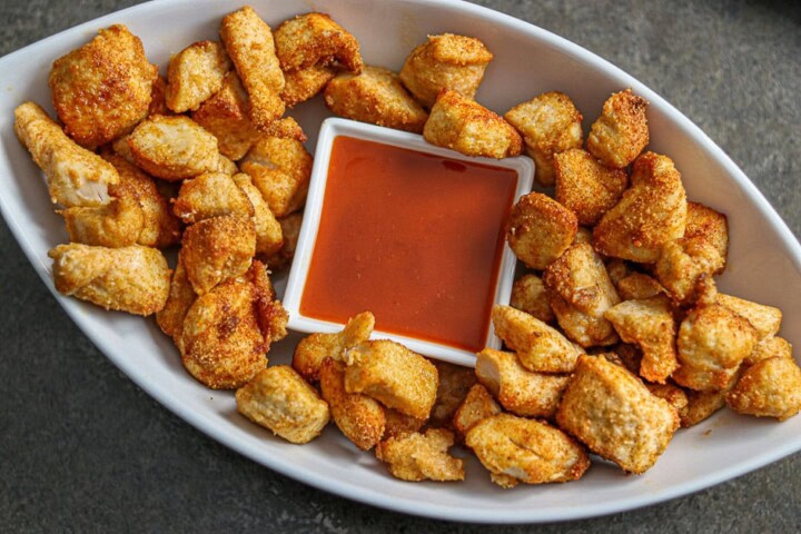 Air Fryer Garlic Parmesan Chicken Nuggets