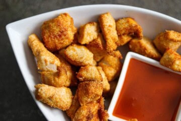 Air Fryer Garlic Parmesan Chicken Nuggets