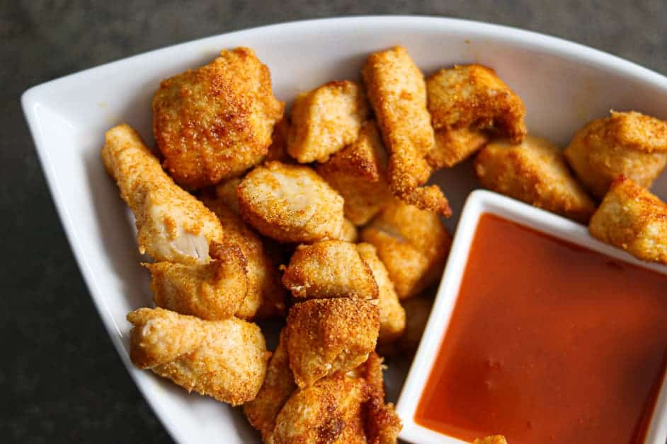 Air Fryer Garlic Parmesan Chicken Nuggets