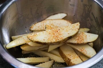 Air Fryer Pub Fries Steps