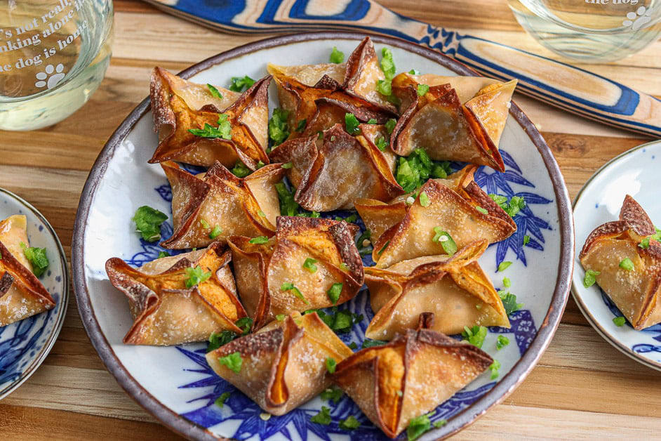 Air Fryer Salmon Rangoons