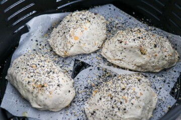 Air Fryer Sausage Egg and Cheese Biscuit Bombs Steps