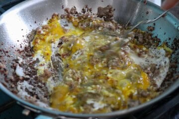 Air Fryer Sausage Egg and Cheese Biscuit Bombs Steps