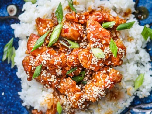 Air fryer sesame outlet chicken