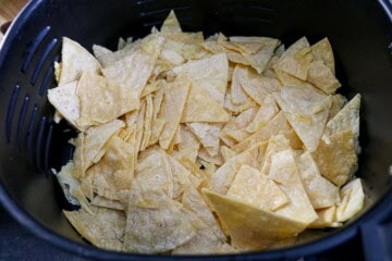 Homemade Air Fryer Tortilla Chips Steps