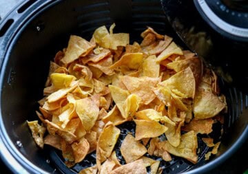 Homemade Air Fryer Tortilla Chips Steps