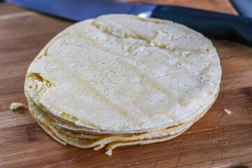 Homemade Air Fryer Tortilla Chips Steps