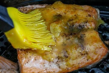 Air Fryer Orange and Ginger Glazed Salmon