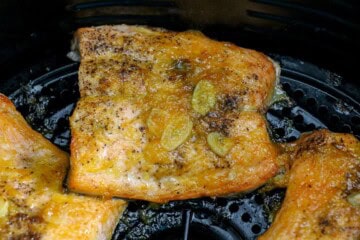 Air Fryer Orange and Ginger Glazed Salmon