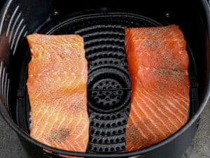 Salmon in the air fryer