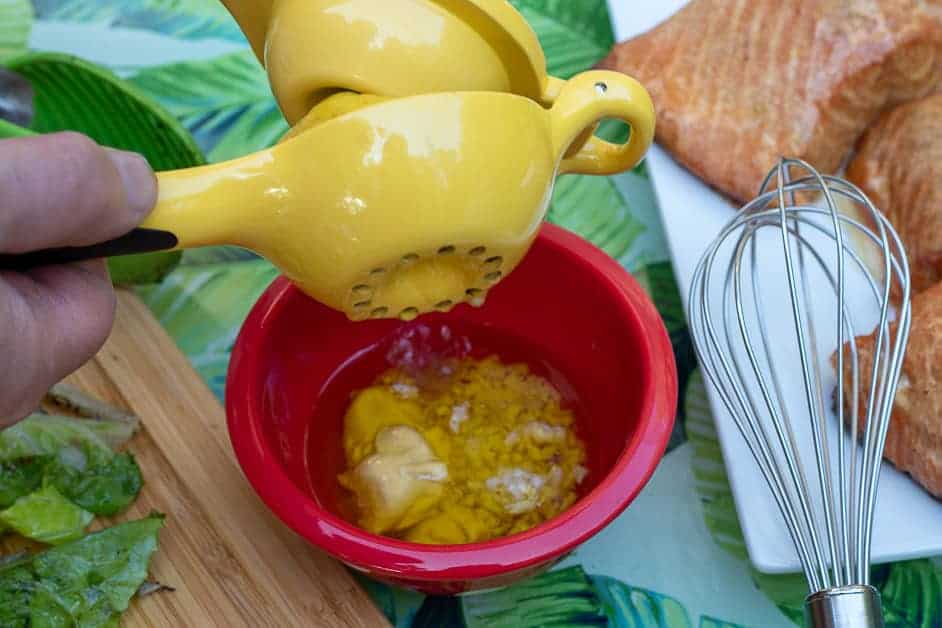 Steps for Grilled Caesar Salad