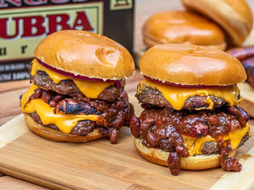 Easy Pizza Burger with BUBBA Burger - 4 Hats and Frugal