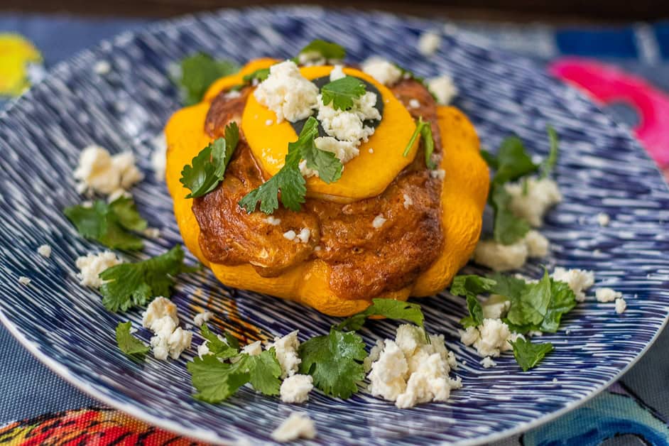 Stuffed Pattypan squash recipe