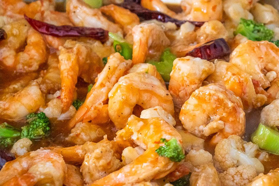 Air Fryer General Tso's Shrimp