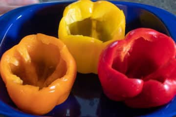 Bell Peppers in air fryer