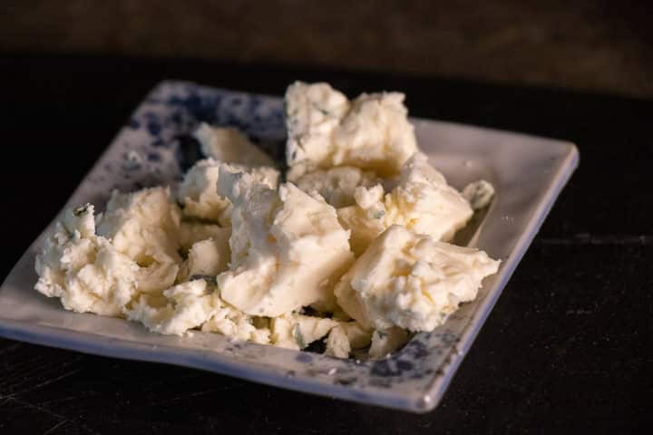 Cheese on a plate