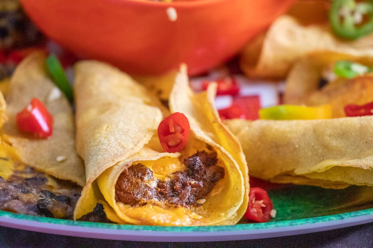 Steak and Cheese Taquitos